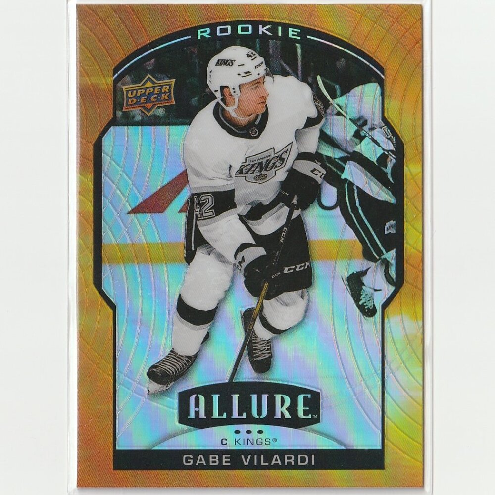 2020-21 Upper Deck Allure Sunset Rainbow GABE VILARDI Rookie Card RC #75